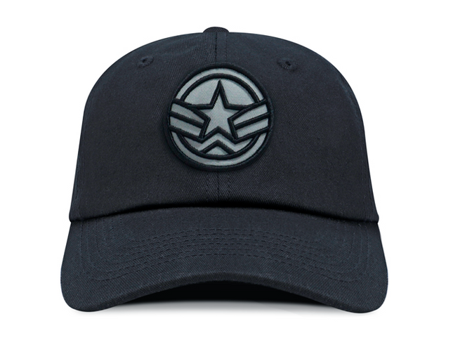 Gorra Capitan América Negro escudo