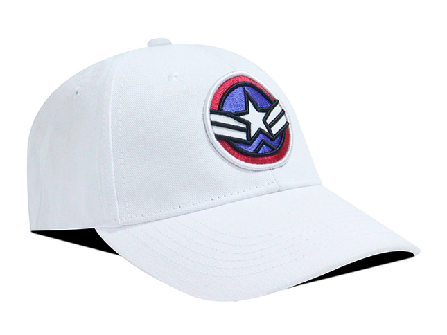 Gorra Capitan América Blanca escudo