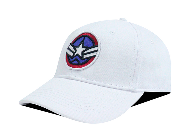Gorra Capitan América Blanca escudo