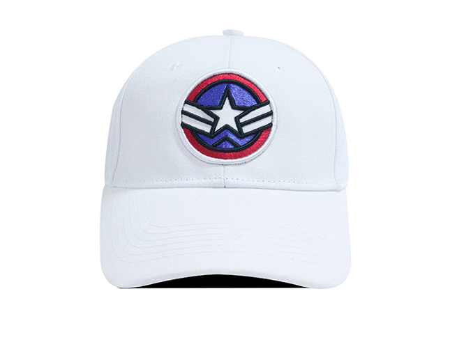 Gorra Capitan América Blanca escudo