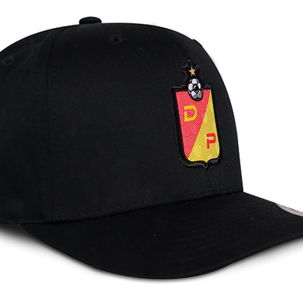 Gorra Deportivo Pereira Oficial OC Caps Flexfit premium Negra