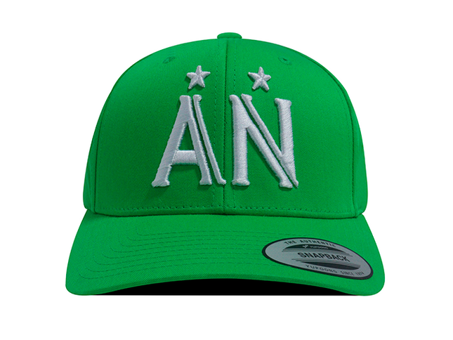 Gorra Atlético Nacional Oficial Premium Flexfit 6389 A/N Verde Estrellas