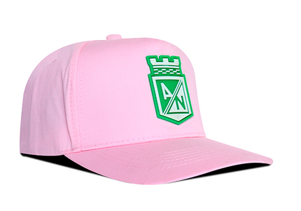 Gorra Atlético Nacional Oficial Rosa 1947