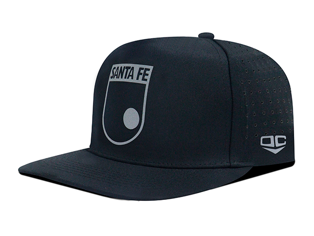 Gorra Independiente Santa Fe Oficial OC Caps Reflectiva Negra