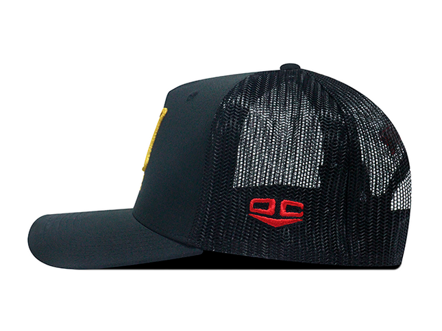 Gorra Independiente Santa Fe Oficial OC Caps Negra Malla escudo vintage
