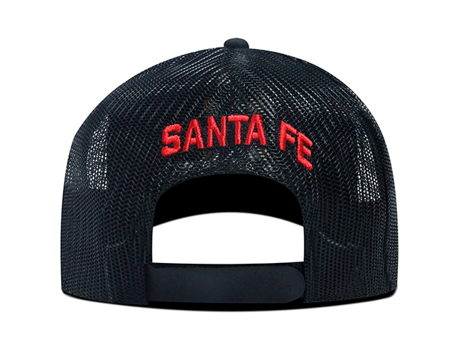 Gorra Independiente Santa Fe Oficial OC Caps Negra Malla escudo vintage