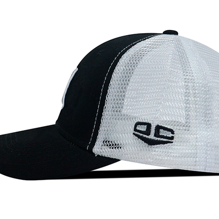 Gorra Independiente Santa Fe Oficial de Malla Negro/Blanco