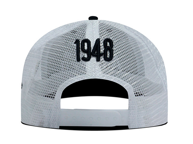 Gorra Independiente Santa Fe Oficial de Malla Negro/Blanco