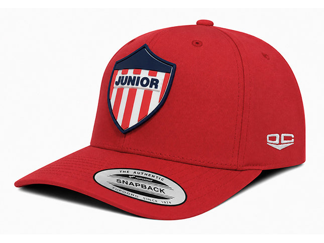 Gorra Junior F.C Oficial Flexfit 6389 roja tiburón