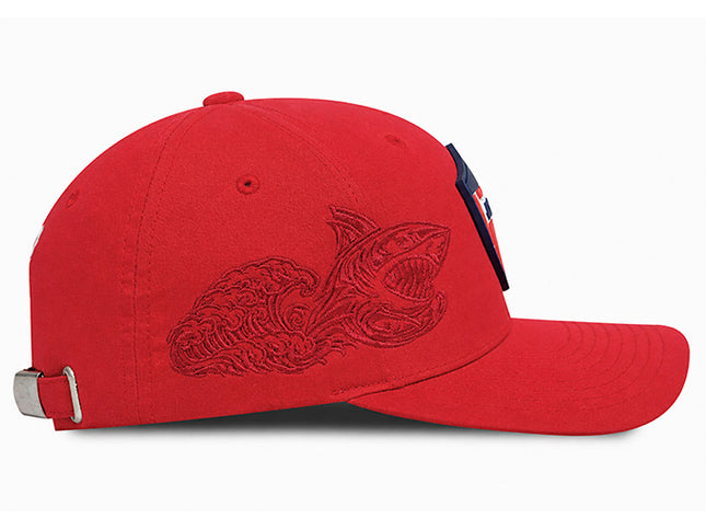 Gorra Junior F.C Oficial Flexfit 6389 roja tiburón