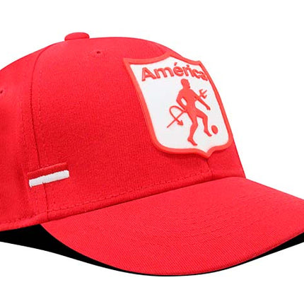 Gorra América de Cali Oficial OC Caps roja banderas
