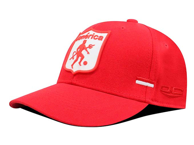 Gorra América de Cali Oficial OC Caps roja banderas