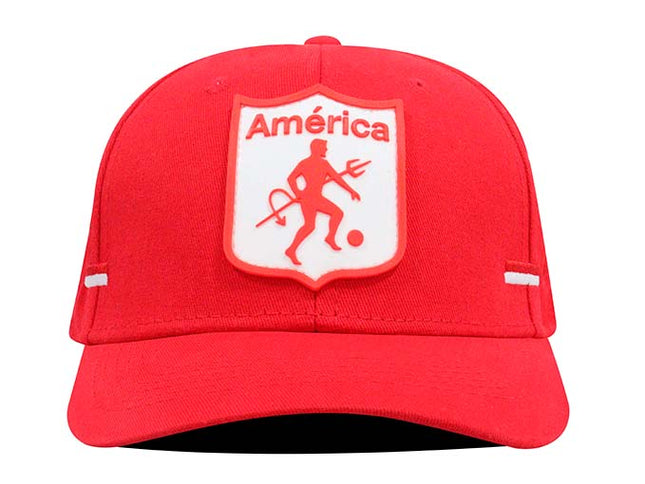 Gorra América de Cali Oficial OC Caps roja banderas