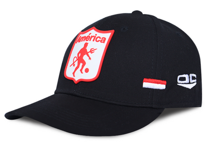 Gorra América de Cali Oficial OC Caps Clásica Negra