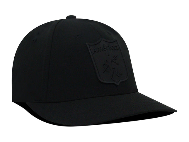 Gorra América de Cali Oficial negra tono a tono