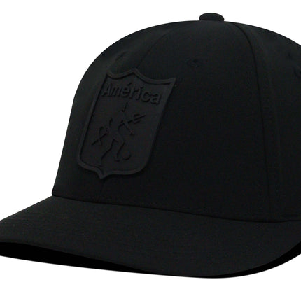 Gorra América de Cali Oficial negra tono a tono