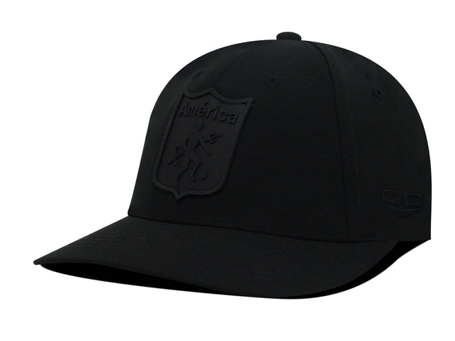 Gorra América de Cali Oficial negra tono a tono