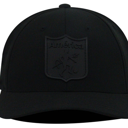 Gorra América de Cali Oficial negra tono a tono