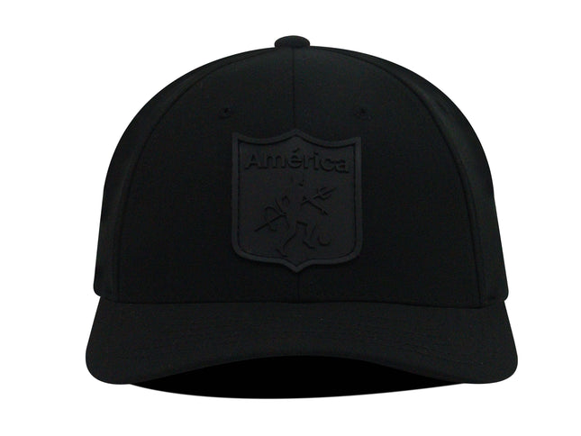 Gorra América de Cali Oficial negra tono a tono