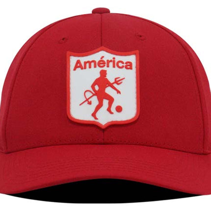 Gorra América de Cali Oficial roja diablo