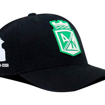 Gorra Atlético Nacional Conmebol libertadores Oficial  OC Caps negra