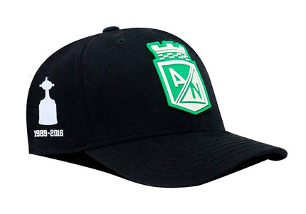 Gorra Atlético Nacional Conmebol libertadores Oficial  OC Caps negra
