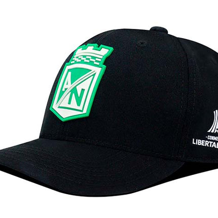 Gorra Atlético Nacional Conmebol libertadores Oficial  OC Caps negra