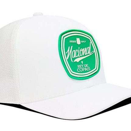 Gorra Atlético Nacional Oficial blanca Nacional rey de copas