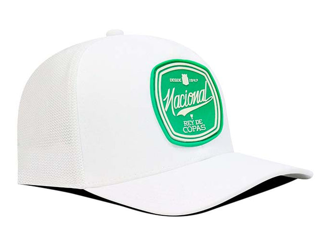 Gorra Atlético Nacional Oficial blanca Nacional rey de copas
