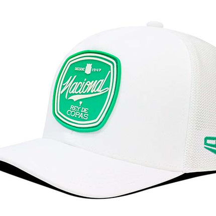 Gorra Atlético Nacional Oficial blanca Nacional rey de copas