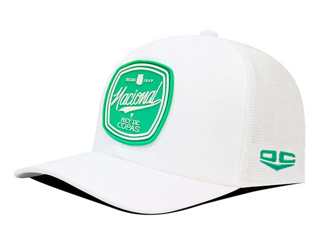 Gorra Atlético Nacional Oficial blanca Nacional rey de copas