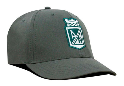 Gorra Atlético Nacional Oficial Verde Militar escudo bordado
