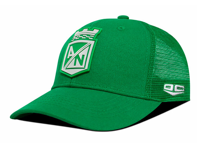 Gorra Atlético Nacional Oficial de Malla escudo Verde
