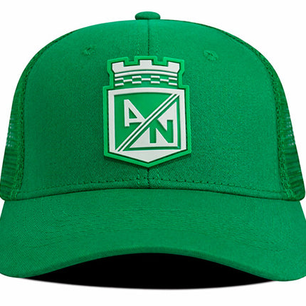 Gorra Atlético Nacional Oficial de Malla escudo Verde