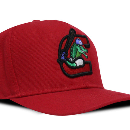 Gorra Caimanes de Barranquilla Oficial Cerrada Roja