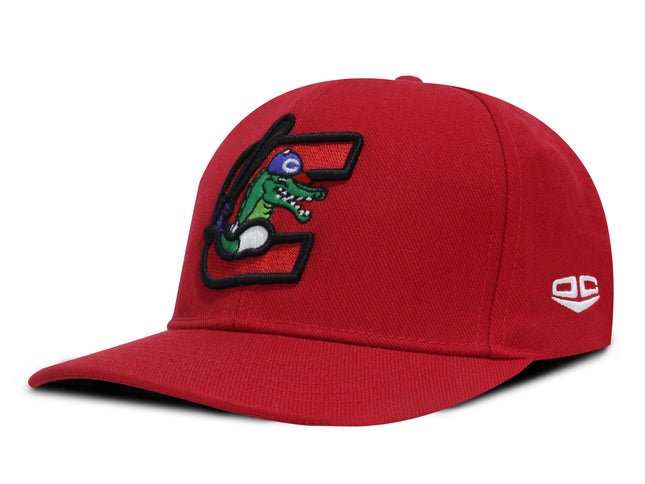 Gorra Caimanes de Barranquilla Oficial Cerrada Roja