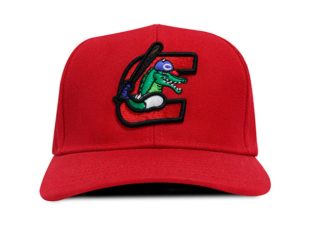 Gorra Caimanes de Barranquilla Oficial Cerrada Roja