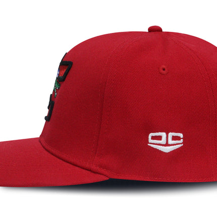 Gorra Caimanes de Barranquilla Oficial Cerrada Roja
