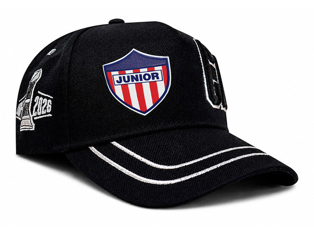 Junior FC Campeón 2026 Gorra Edición especial Negra