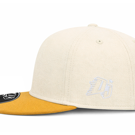 Gorra plana DJ Remember you´re not alone beige/amarillo