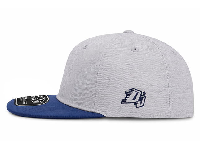 Gorra plana DJ Remember you´re not alone gris/azul