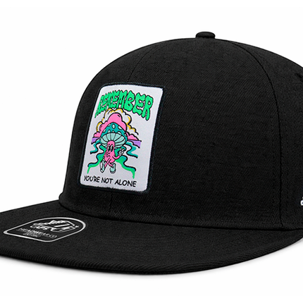 Gorra plana DJ Remember you´re not alone negro