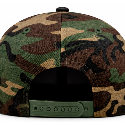 Gorra plana DJ Remember you´re not alone camuflado/negro