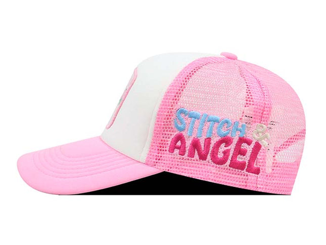Gorra Lilo & Stitch Ds-010 keep palm & carry on rosa