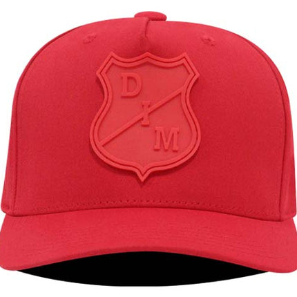 Gorra DIM Independiente Medellín Oficial rojo tono a tono