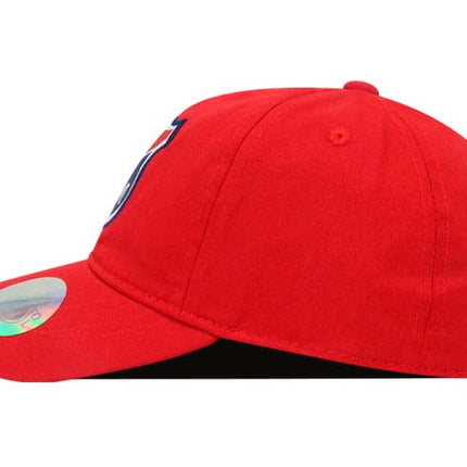 Gorra DIM Oficial dad cap roja talla junior