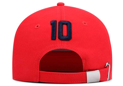 Gorra DIM Oficial dad cap roja talla junior