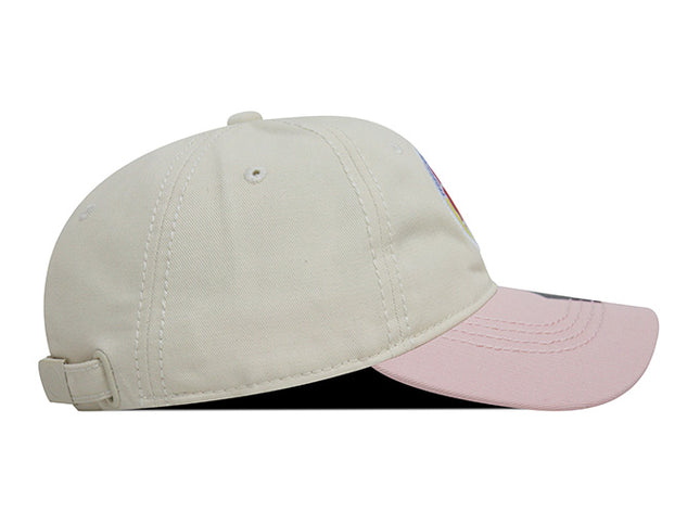 Gorra Oficial FCF Selección Colombia dad cap FCFE-0224 beige/rosa