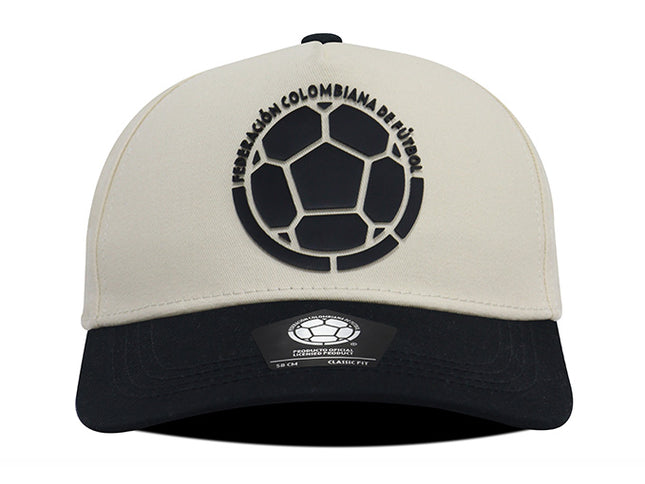Gorra FCF oficial Selección Colombia FCFE-0424 beige/negro