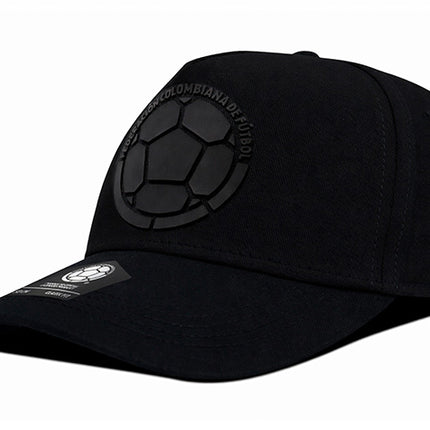 Gorra FCF oficial Selección Colombia FCFE-0424 negra tono a tono